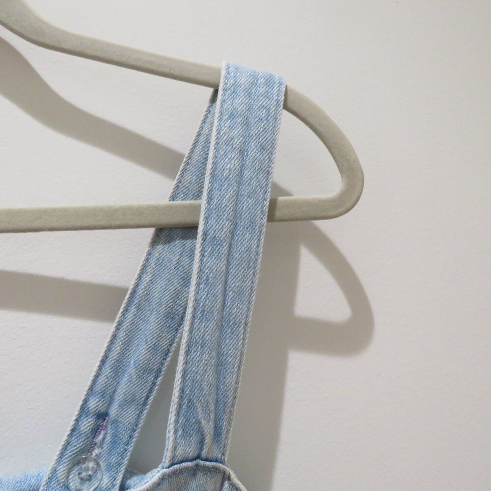 REFORMATION Farrah Chambray Denim Midi Dress Size 4 Palawan Blue Preppy Summer - Picture 5 of 16